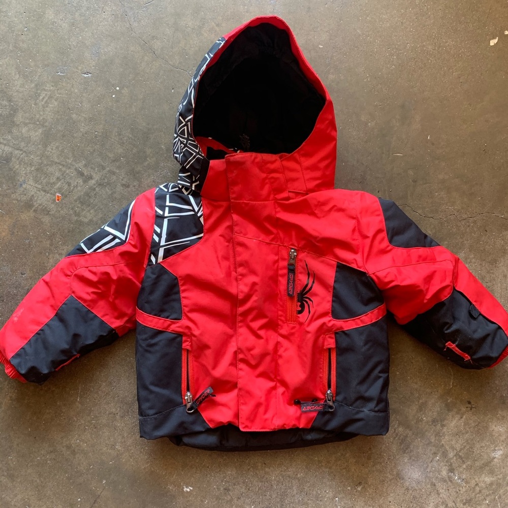 Toddler kids Spyder ski snow jacket